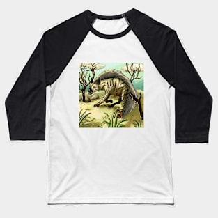 Striped Hyena Baseball T-Shirt